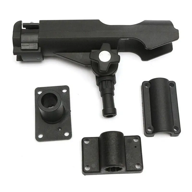 2pcs Adjustable Fishing Rod Pole Mount Stand Bracket Holder For Kayak Canoe Boat 6