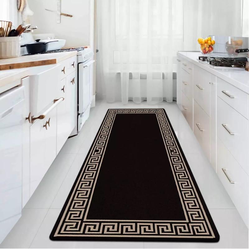 Long Hallway Runner Non Slip Door Mats Bedroom Rugs Kitchen Carpet Floor Mat UK 4