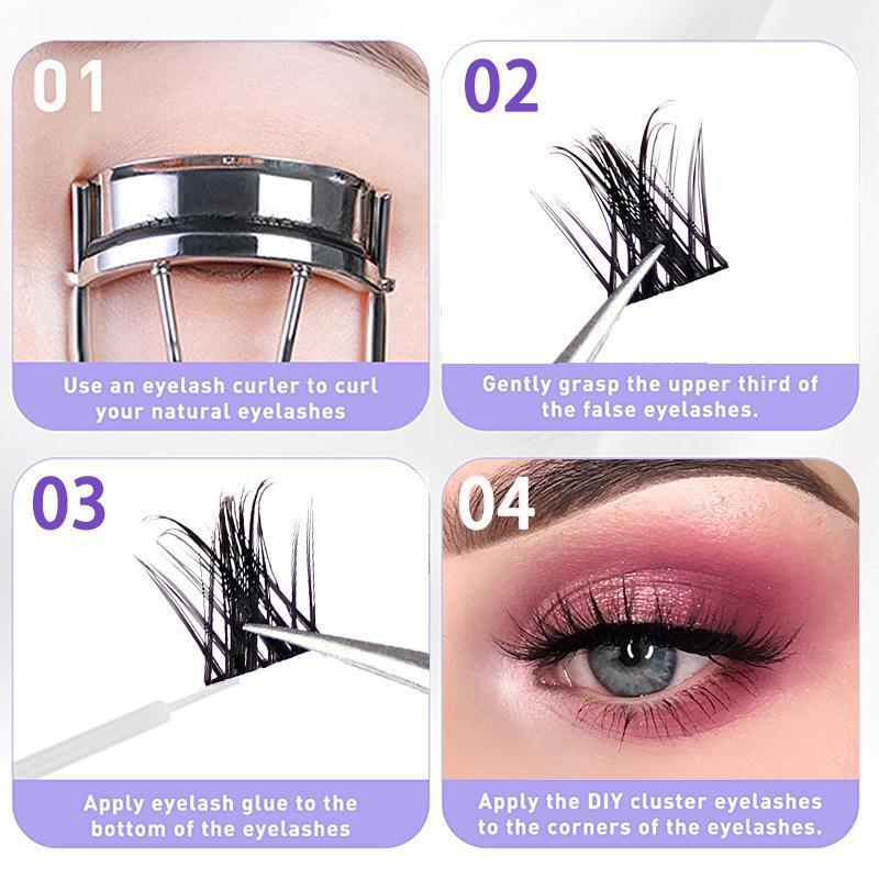Product Introduction of UK DIY New Lashes products Eyelashes Makeup durable Safe and harmless Eyelash Extension Eyelashes Extensions Cosmetic babe lash 5