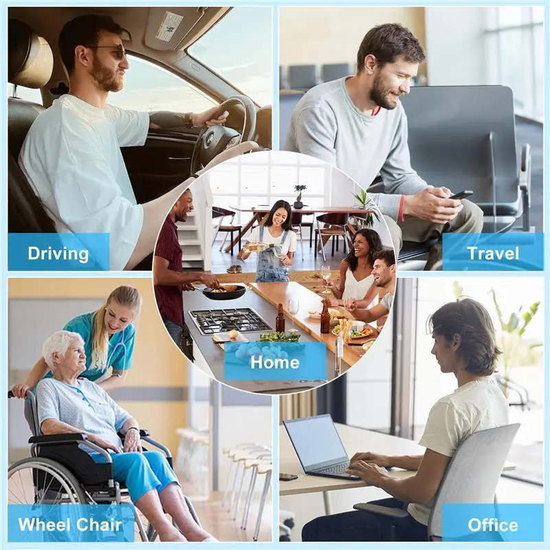 Soft Sitter Cushion Gel Seat Cushions for Sitting Pressure Sore Cool Honeycomb Cushion for Pressure Relief Breathable Coccyx Sciatica Pain Cushion for Long Sitting Home Office Car seat  cushion 4