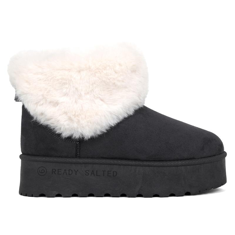Women's snow boots Outdoor fashion ankle boots Winter warm walking shoes for girls 7