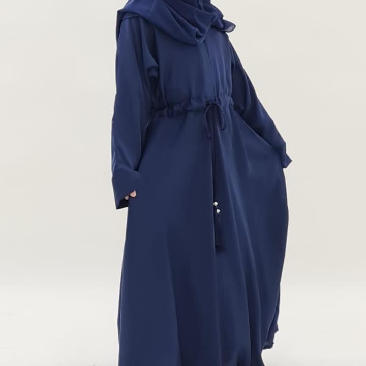 Nida Drawstring Kids Abayas hijab kimono girls girl 4