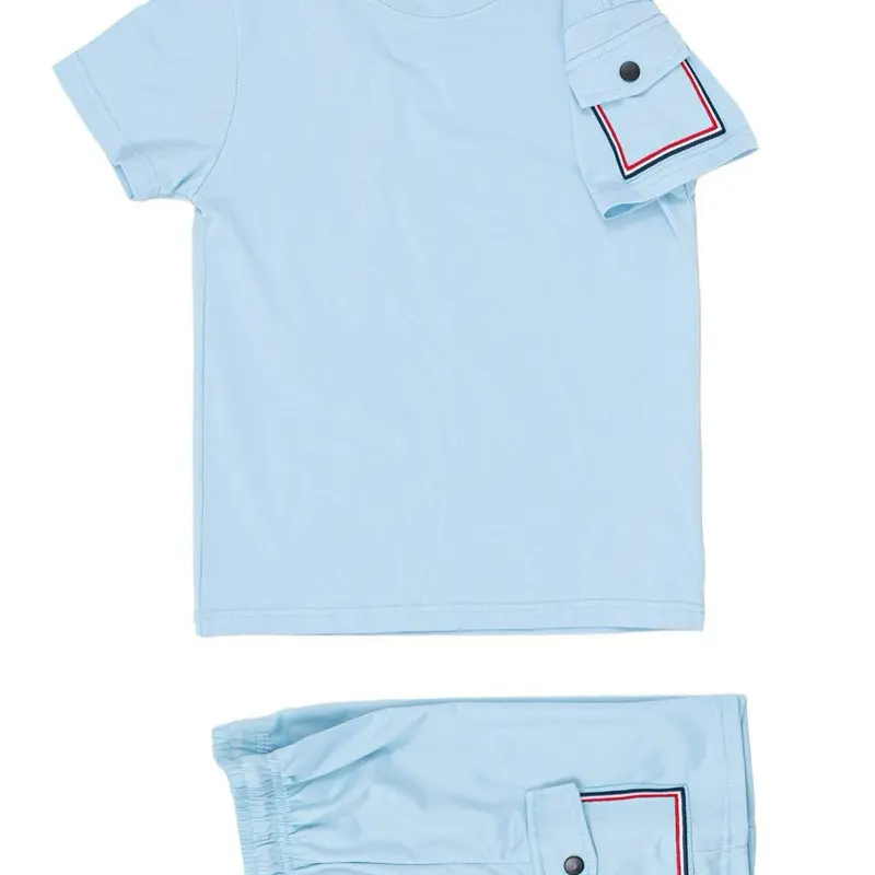 Boys short set CLARK summer tshirt and short outfit C659 childrens boutique clothes
