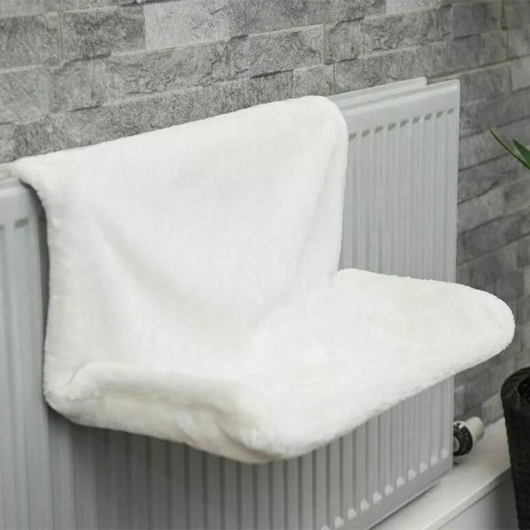 48cm Cat Radiator Bed - Faux Fur Kitten Dog Hammock Puppy Pet Window Cat Bed Dog Bed Sofa Grey Pet Beds Sofas & Mats Dog Bed 2