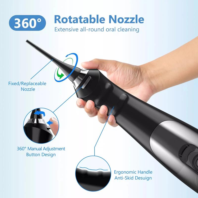 Sejoy Irrigator Dental Mouth Washing Machine Travel Portable Water Flosser Teeth Whitening IPX7 Waterproof Teeth Cleaning Tools 6