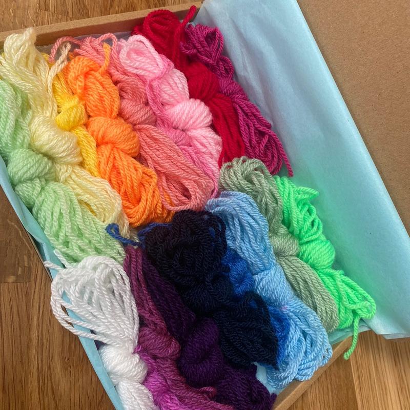 A box of various exquisite  ‘Scrap’ yarn collection 7