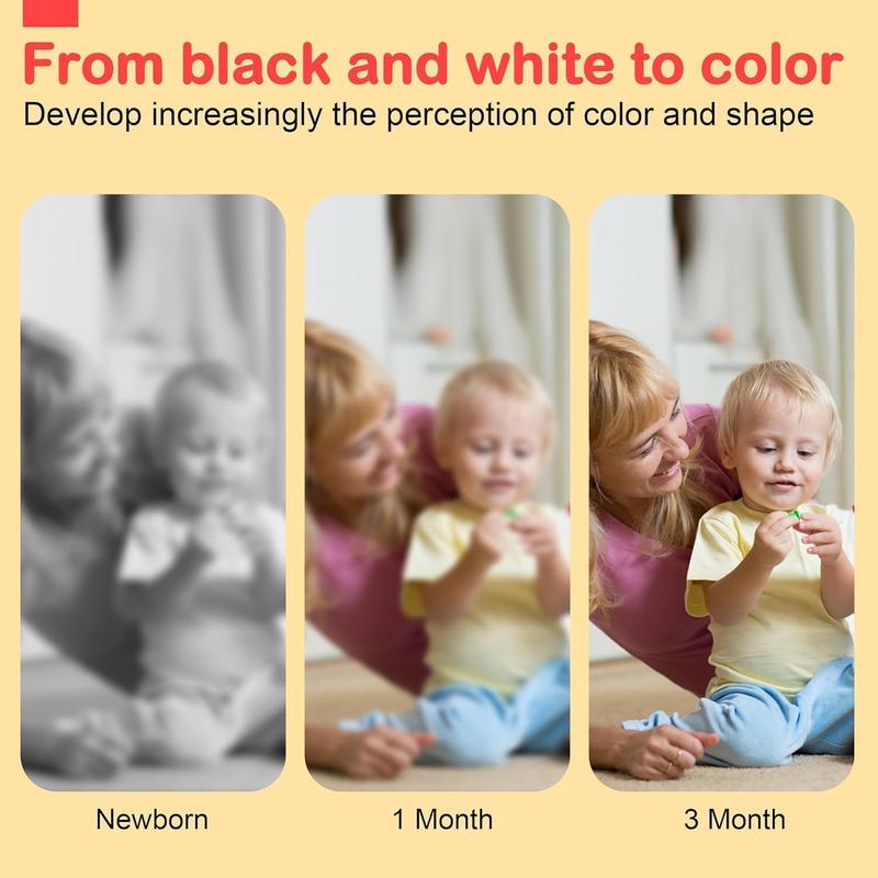 Product Introduction of Black & White Baby Sensory Toys – Soft Crinkle Book for Brain Development & Tummy Time | Newborn Baby Essentials 0-12 Months 19