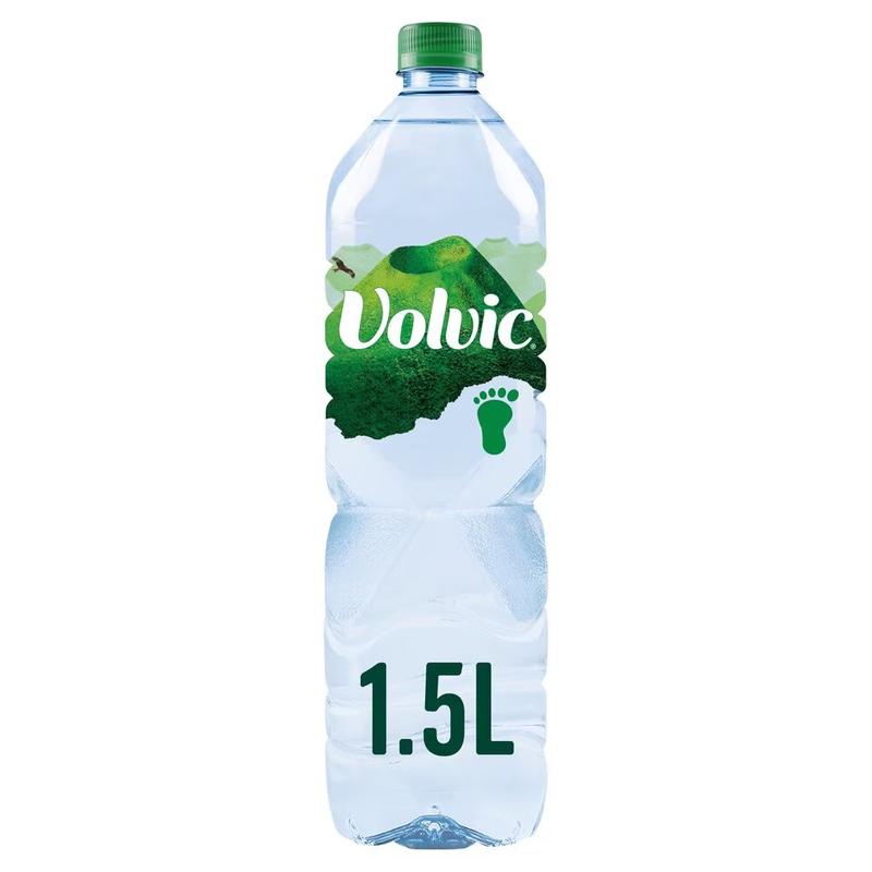 Volvic Natural Mineral Water 6 x 1.5l Organic Drink Beverage Spring 1