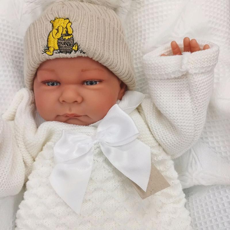 new item honey bear logo bennie hat newborn 0