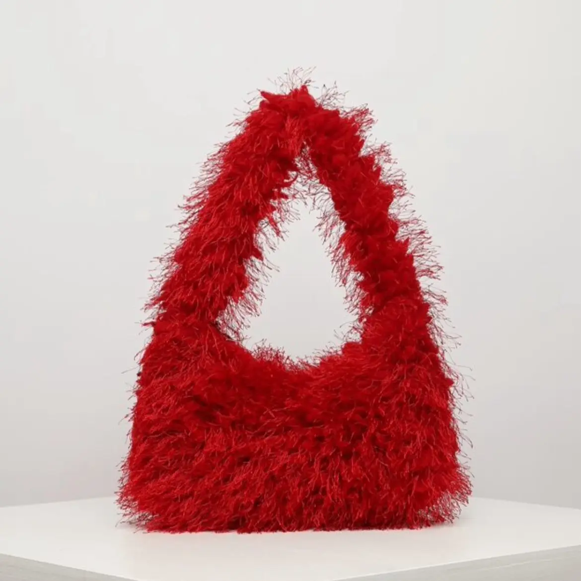 Fluffy Trendy Bag for Women - Various Colors Available -