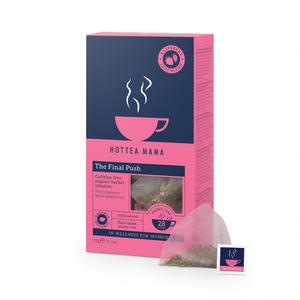 The Final Push Organic Raspberry Leaf Tea Blend | 14 Whole Leaf Tea Bags | 1-2 Weeks Supply | Beverage