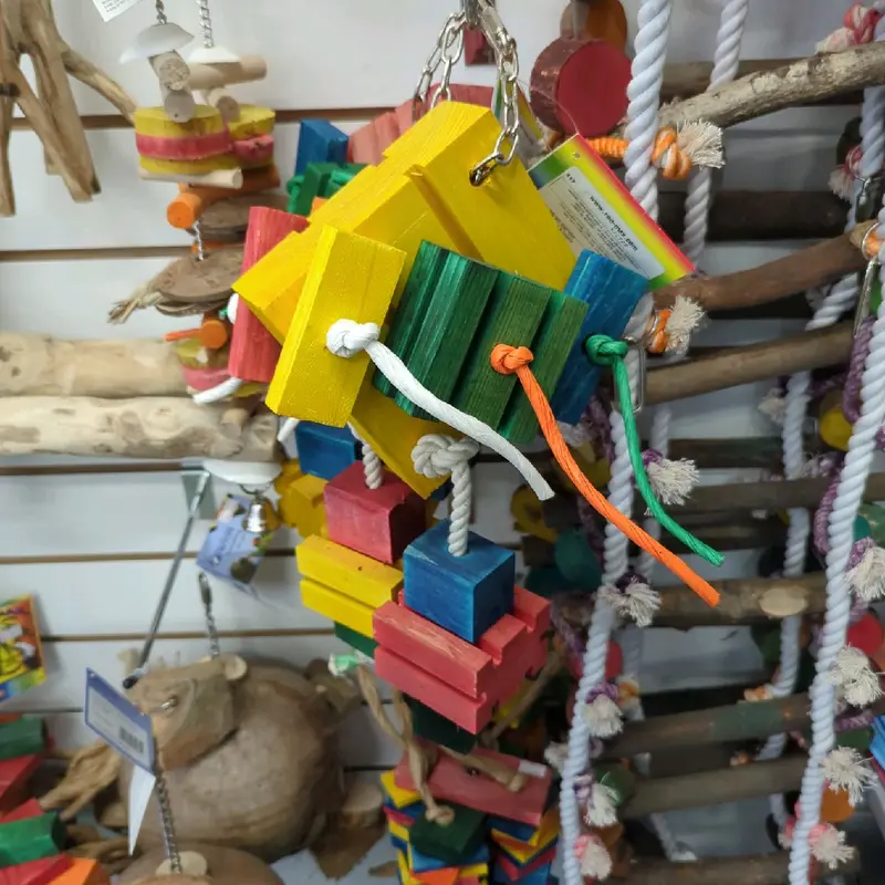 Large Block bird toy 0