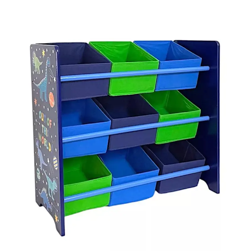 Kids Dinosaur 9 Tub Storage Drawers Perfect Organiser Kid Clothes Crafts & Toys Baby Product Boxes 1