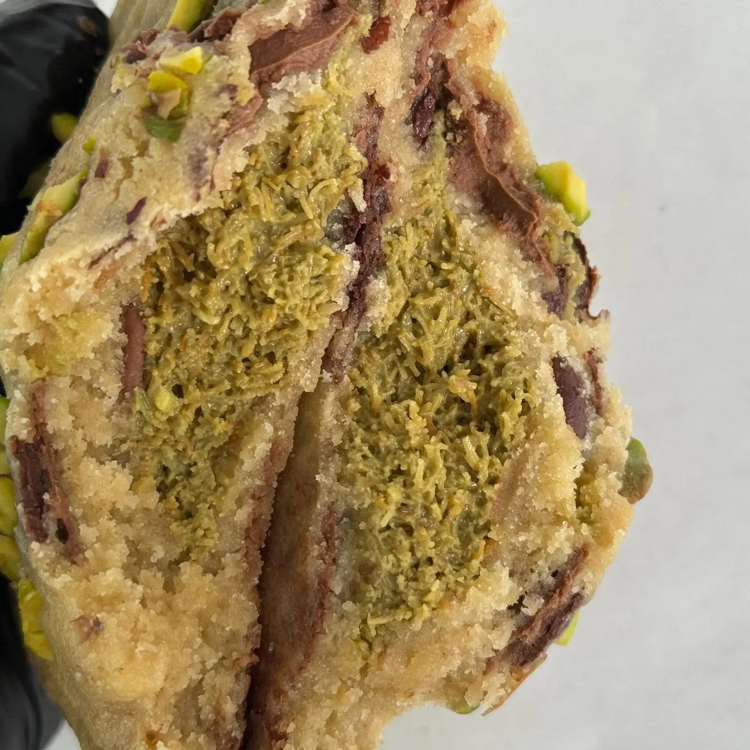 6x Pistachio Knafeh Stuffed Cookies with Chocolate Chips DISPATCHED Monday-Wednesday only