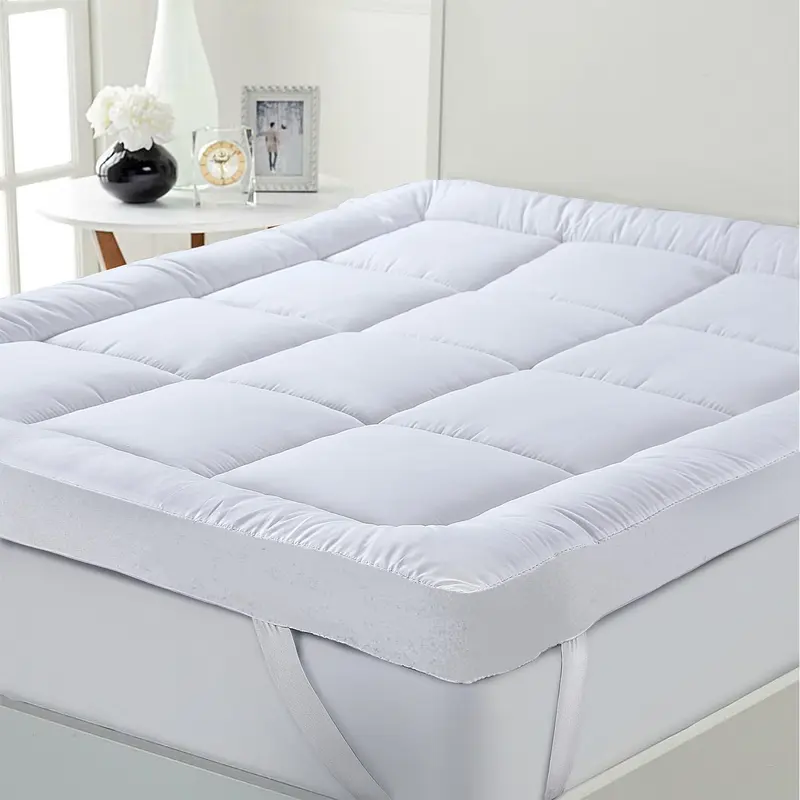 SAIMAZ 4" Inch Deep Luxury Soft Hotel Quality Microfiber Mattress Topper All Sizes 10cm 0