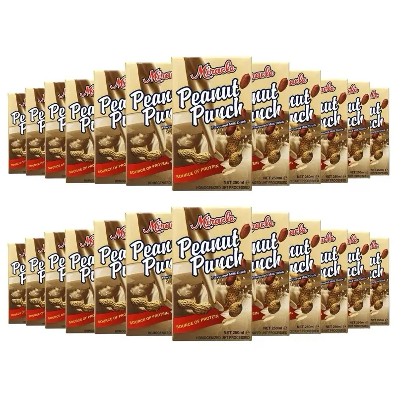 Miracle Peanut Punch Flavoured Milk Drink - 24x250ml