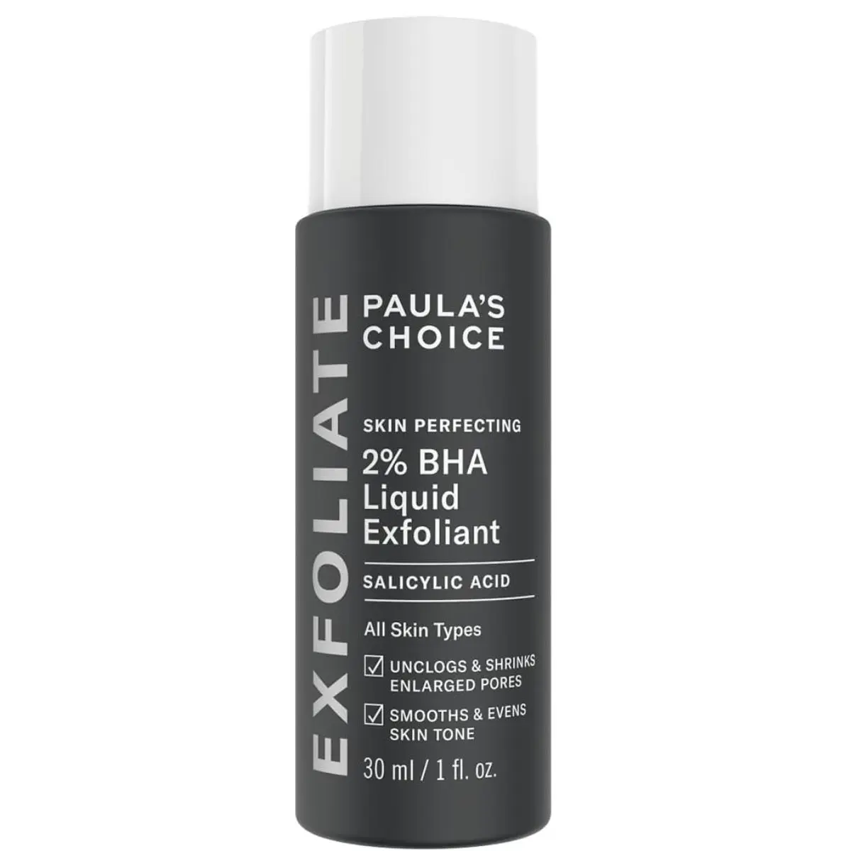 Paula's Choice SKIN PERFECTING 2% BHA Liquid Exfoliant - Face Exfoliating Peel Fights Blackheads & Enlarged Pores - for a Healthy Glow - with Salicylic Acid - Combination & Oily Skin - 30 ml