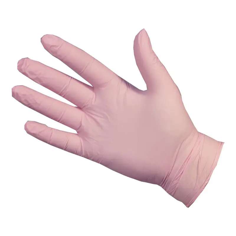 Pro Ultraflex Pink Nitrile Gloves (100) Small 1
