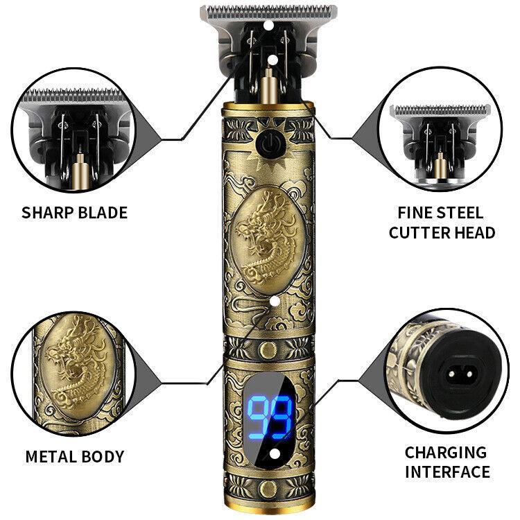 Product Introduction of Hair Clippers Men Professional Beard Trimmer,Cordless Electric Self Hair Clippers with LCD Screen,Precision Outliner Trimmer-Smooth Clipping,-Rechargeable Battery,Gifts for Men Comfort Multicolor 16
