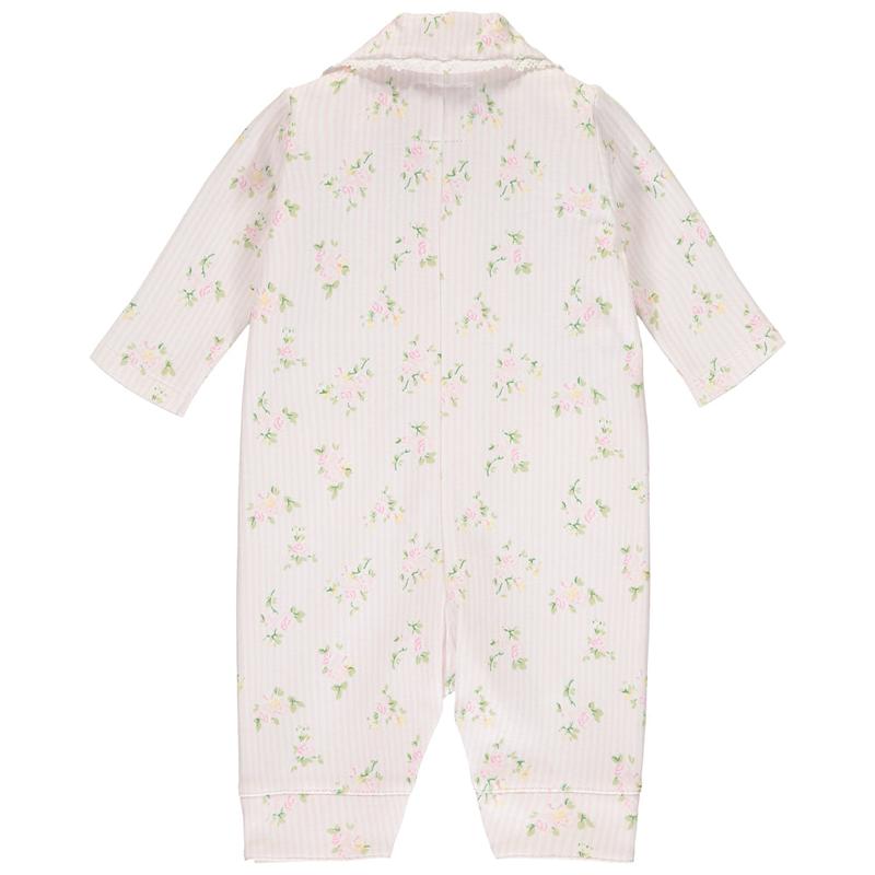Emile et Rose Grace Pink Floral Print Pyjamas Premium Babywear 3