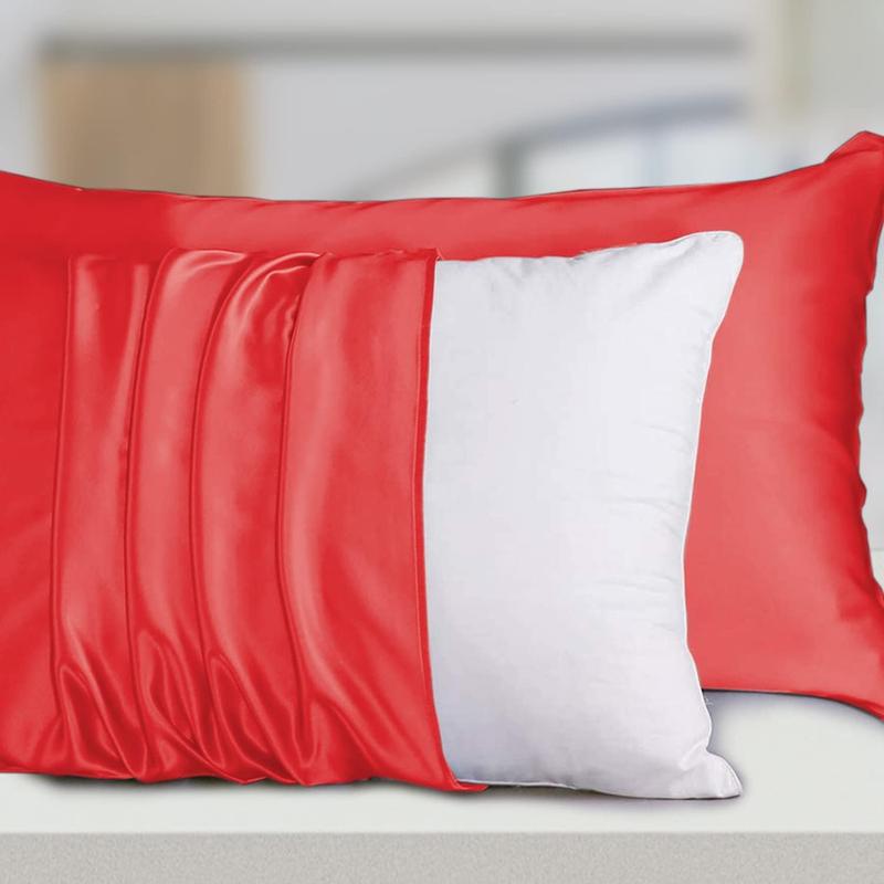 Pillowcases Pack of 2 - 22 Different Colours Polycotton Silk Easy Bed Pillow Cover - Cool and Comfortable Pillow Case - Percale Soft Pair of Pillows - 2 Pack Pillowcases Ultra Soft Comfy Premium Quality Plain Pillow Case Cover For Bedroom Pillowcases Pair 4