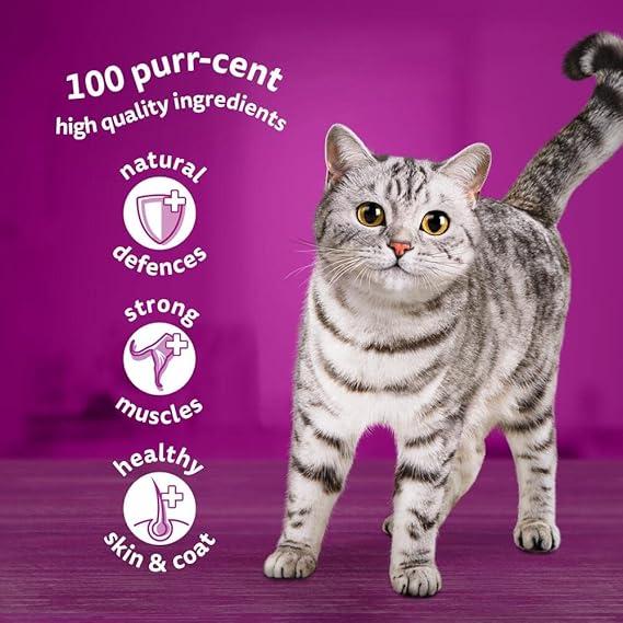 Whiskas 1+ Adult Classic Selection in Gravy 84 Pouches, Adult Wet Cat Food, Megapack (84 x 85 g) 5
