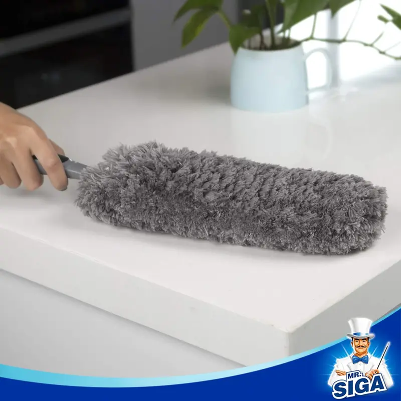 Microfiber Duster, Washable Duster for Cleaning Grey 6