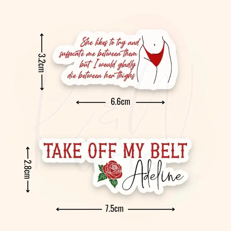 Run Little Mouse Stickers | Officially Licensed | Dark Romance 0