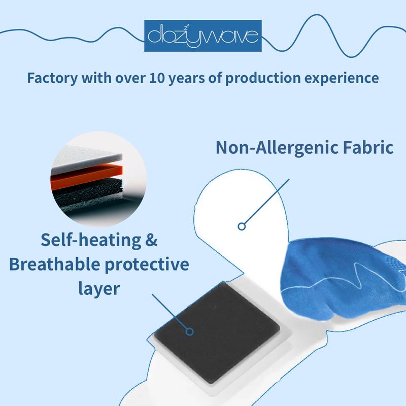 Dozywave Steam Eye Mask 10 pcs Self-Heating for better sleep Comfort Relaxing 2