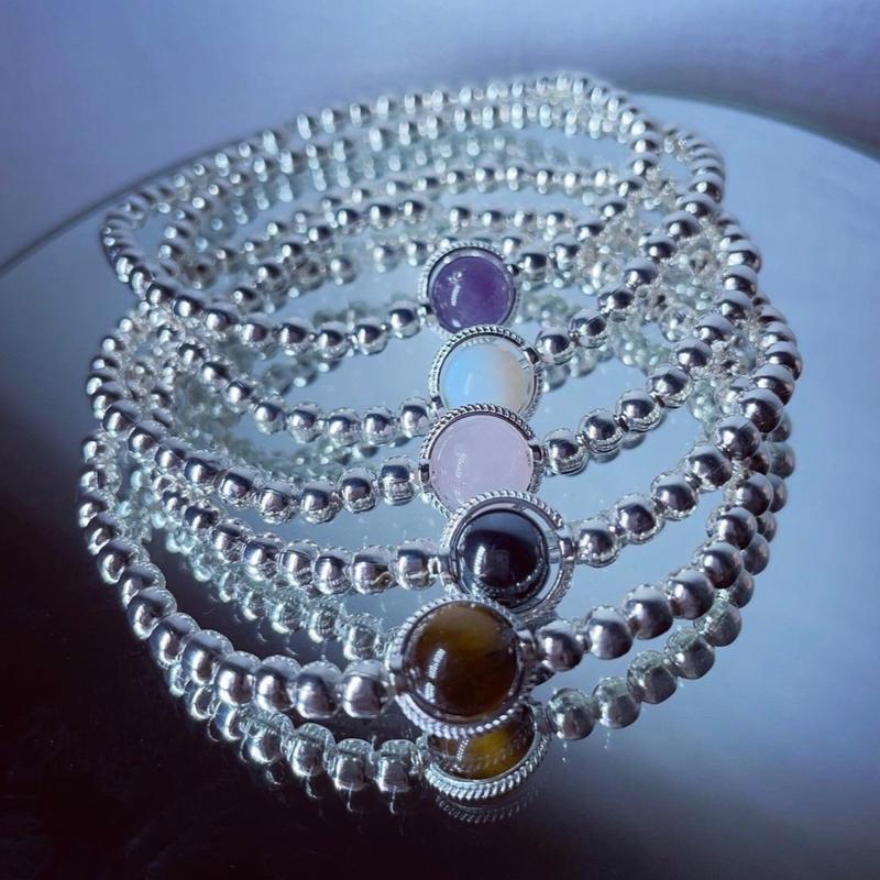 Crystal anxiety relief spinning fidget bracelet | stress relief fidget bracelet 1