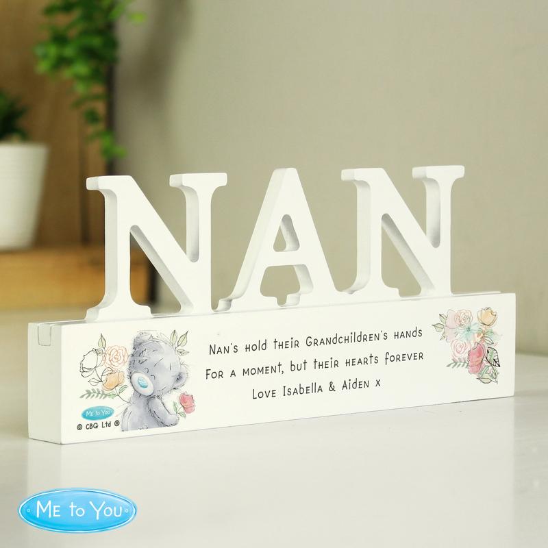 Personalised Me To You Wooden Nan Ornament 1