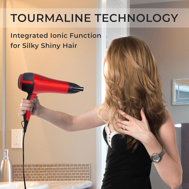 2200W Professional Hair Dryer/Removeable Nozzle / 3 Heat Settings, 2 Speed Settings 5