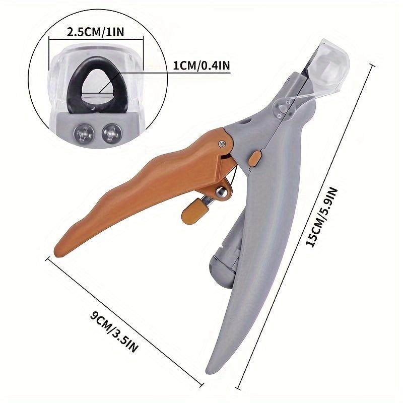 Product Introduction of Easy-Grip LED Pet Nail Clipper for Dogs & Cats - Safe Paw Grooming Tool, Non-Rechargeable Battery 5