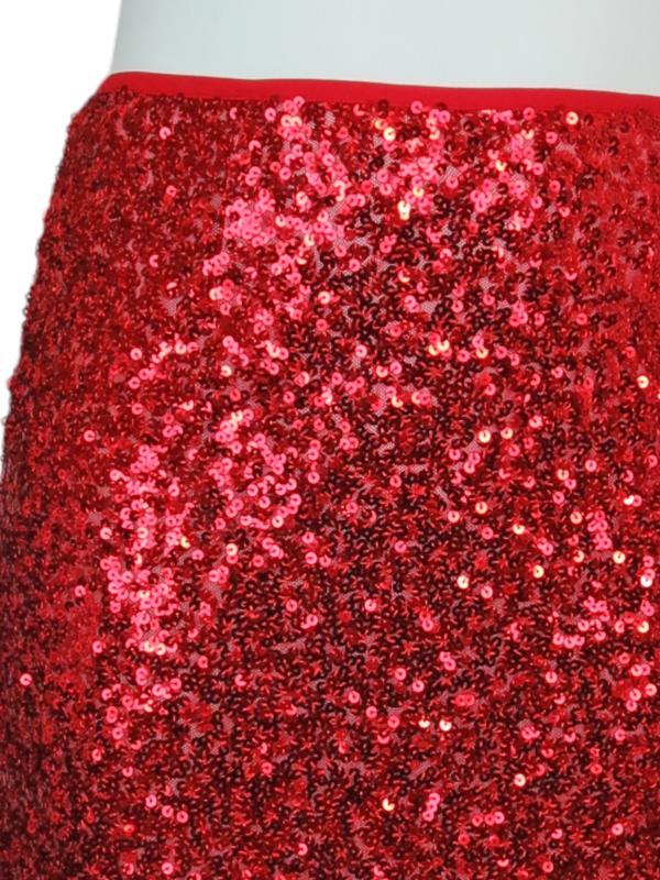 Women's Stretch Sequin Mini Skirt Elegant Comfortable 4