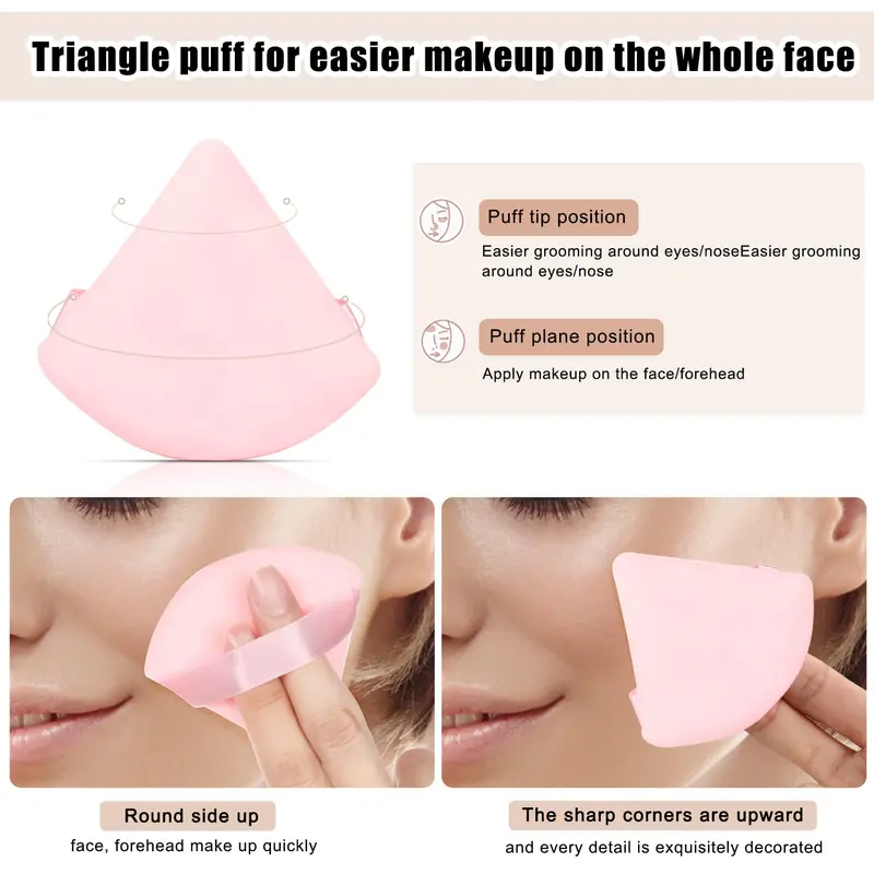 12pcs Powder Puffs and Makeup Sponge Set 4