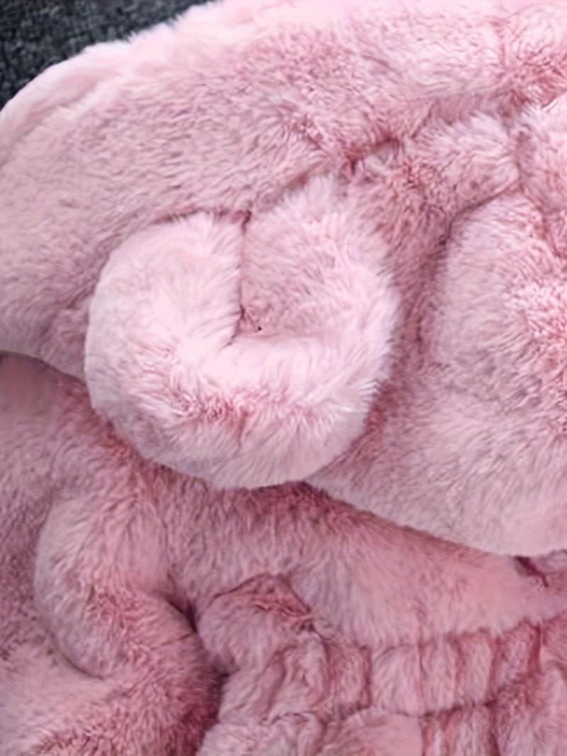 Product Introduction of Adorable Girls' Hooded Fleece Parka - Cozy & Warm Zip-Up Winter Jacket with Pockets, Perfect for Fall/Winter 3