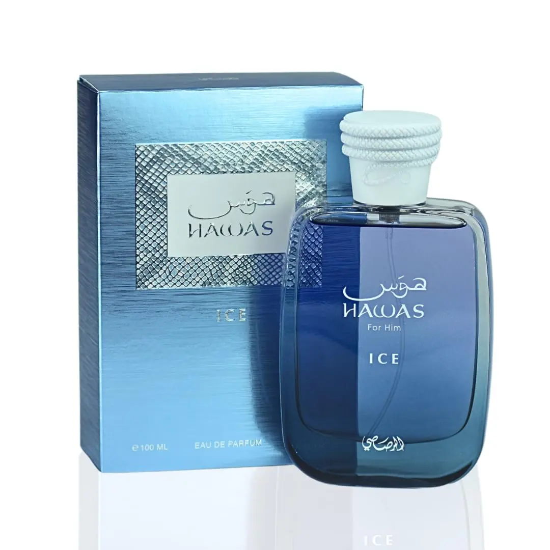 【Free Shipping】Hawas lce For Men EDP -100ML (3.4OZ) By RASASl | Embrace Your StyieWith This Perfume For Men.