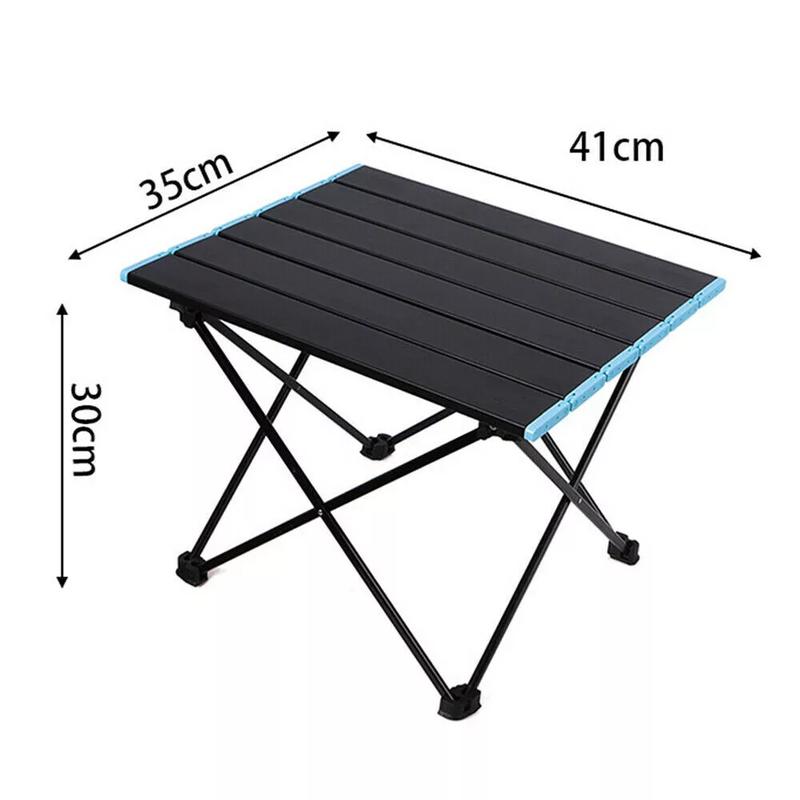 Folding Camping Tables With Carry Bag Portable Garden Picnic BBQ Beach Fishing 2
