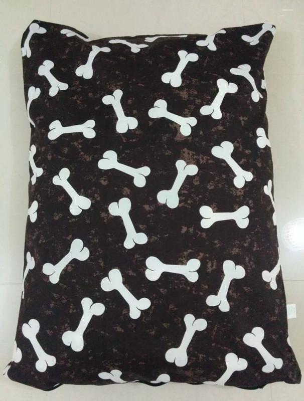 Large & Extra Large Polycotton Dog Bed | Random Colours Washable Zipped Cushion | Soft Cosy Dog Replaceable Zipped Washable Cover Pet Dog Bed Supplies Pet Pillow Available In Random Colours |Pet Dog Bed Cat Beds Luxury Soft Washable Puppy Cushion Pet 3