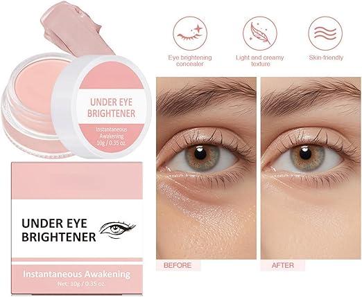 Under Eye Brightener,Under Eye Concealer,Colour Corrector Dark Circles,Dark Circle Concealer,Under Eye Colour Corrector,Color Corrector Makeup,Cream Concealer,Colour-Correcting Eye Brightener Primer 2