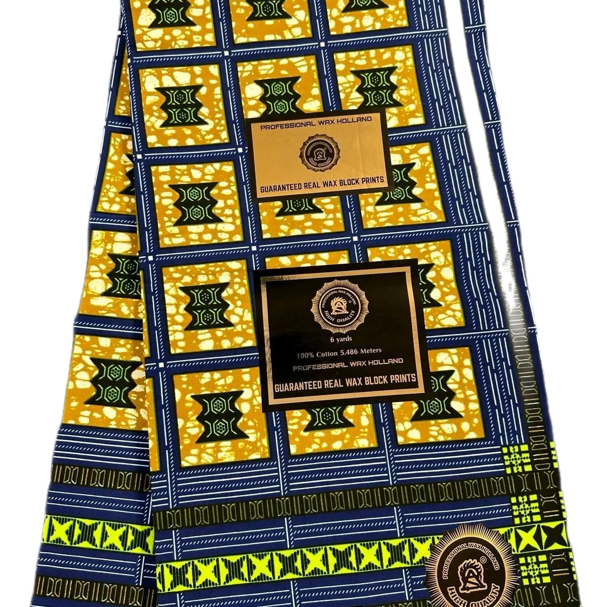 100% COTTON  REAL WAX PRINTS / FABRIC