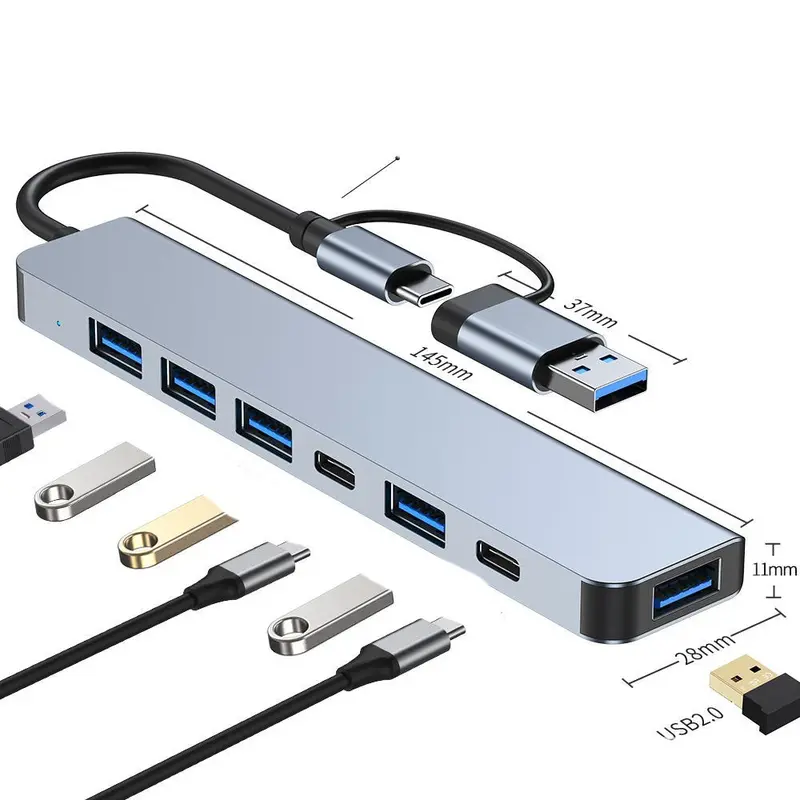 7-in-1 USB Type-C Hub – Multi-Port Adapter with 4K HDMI 2