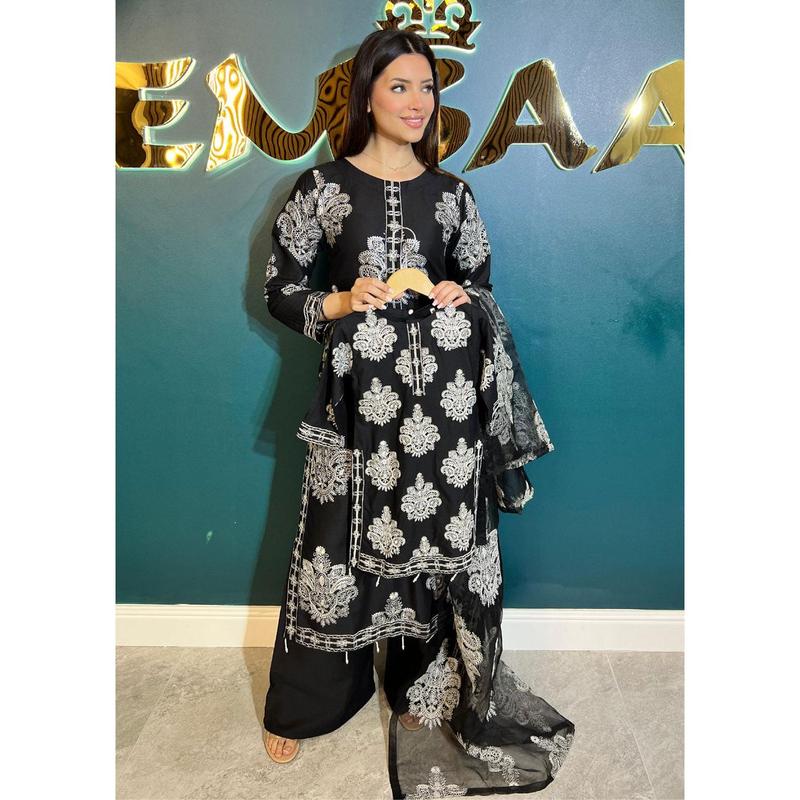 HK255 Dilreva - Black Mummy n Me Outfit 2