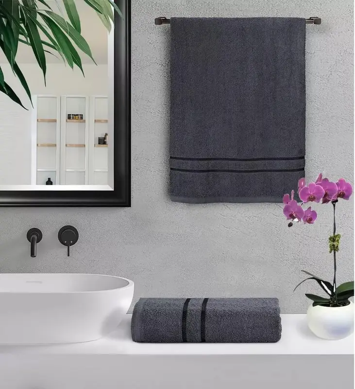 2x Luxury Towel Bath Sheet Set – Soft, Absorbent, 100% Cotton, Large Spa Towels 5