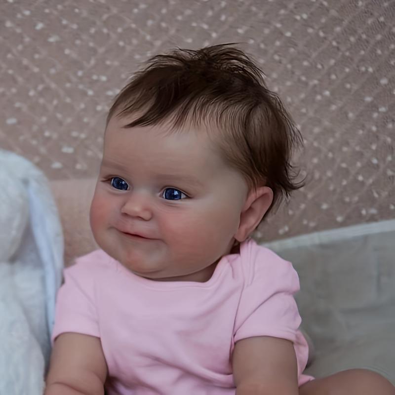 20inch 50cm Adorable Reborn Baby Doll With Full Body Vinyl Newborn Bebe Girl Princess Toddler Bath Toy Lovely Birthday Gift For Kids 8