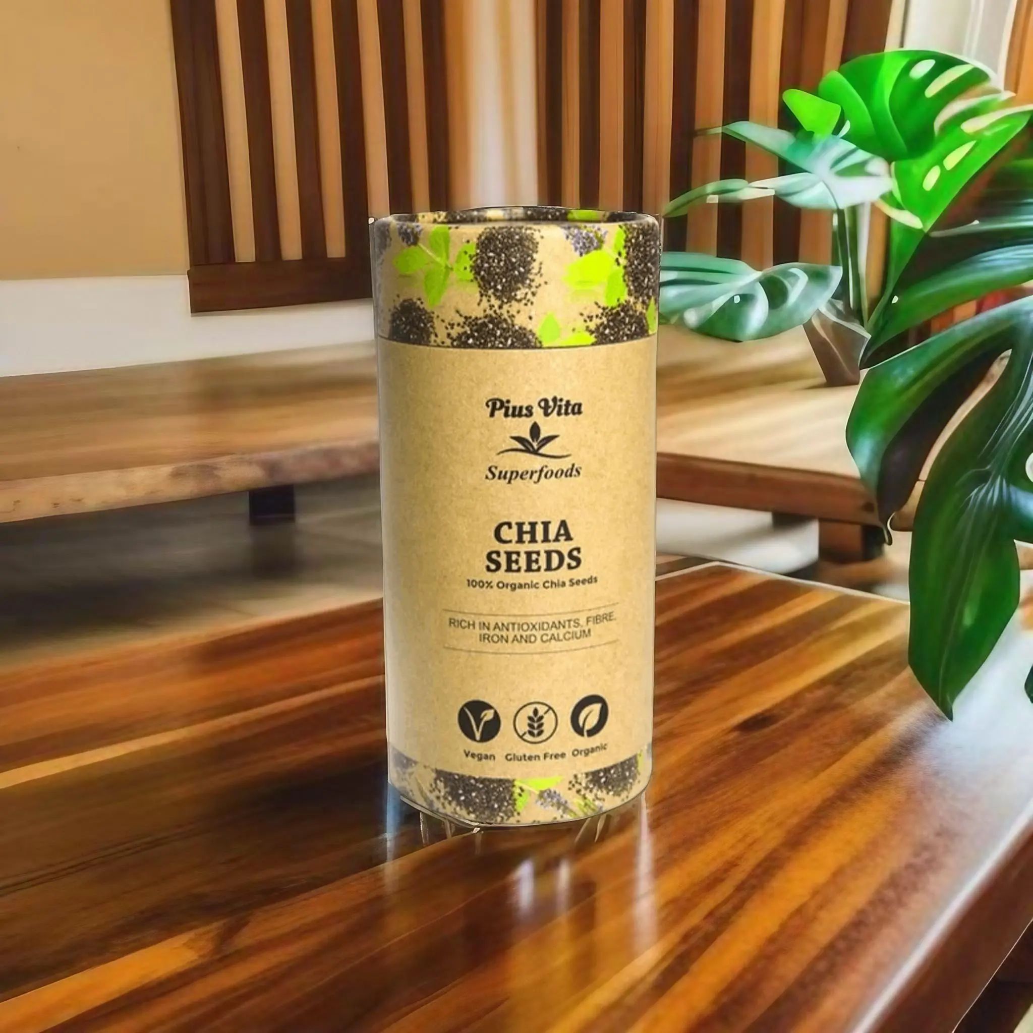 Organic Chia Seeds - 350g Sugar Free Dairy Free Natural Snack