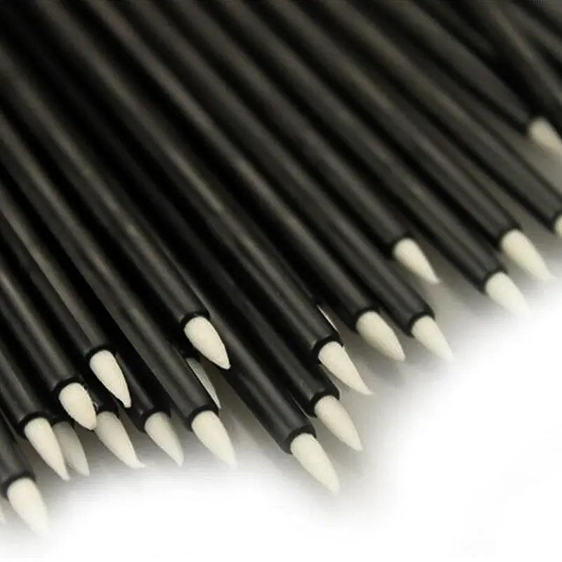 50Pcs Eyeliner Cosmetic Makeup Tool Disposable Wand Brush Set. Fine eyeliner brush, can be used with eyeliner powder eyeliner cream, more convenient but amazing efforts.