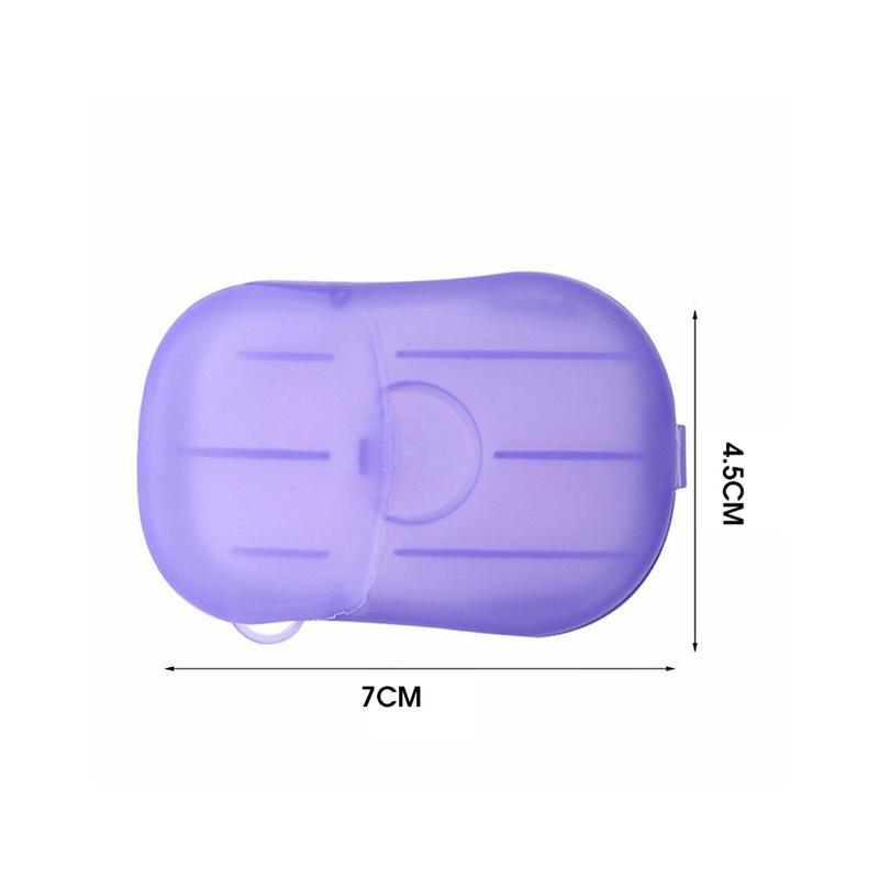 20-100x Portable Paper Soap Dispenser Travel Outdoor Camping Hand Hygienic Wash Compact 7