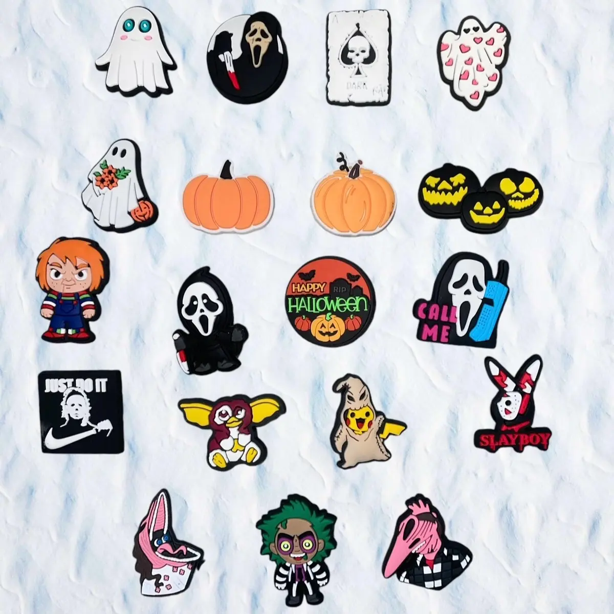 Shoe Charms - Halloween/Horror Inspired for Shoe Decoration Footwear