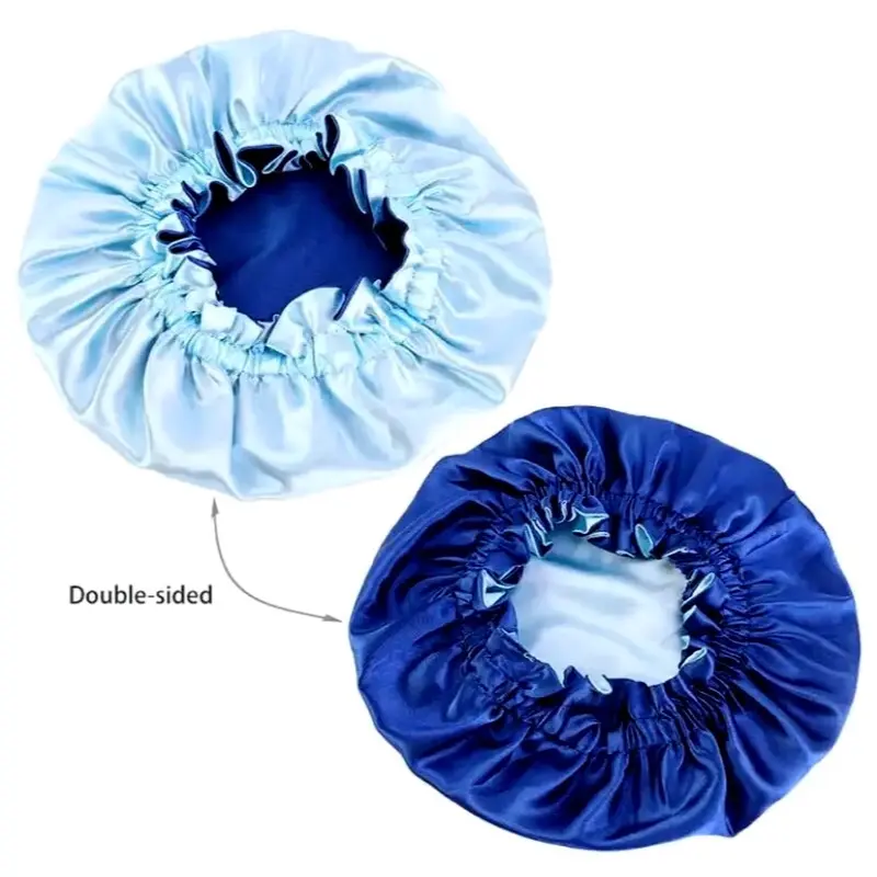 Protective Satin Silk Hair Bonnet - Durable & Reusable 2